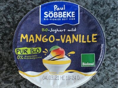 Bio Joghurt Mango Vanille