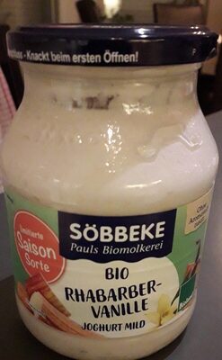 Bio Rhabarber-Vanille Jughurt Mild