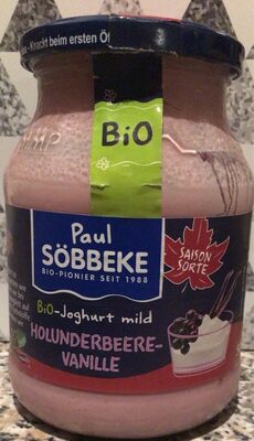 Bio Joghurt mild Holunderbeere - Vanille