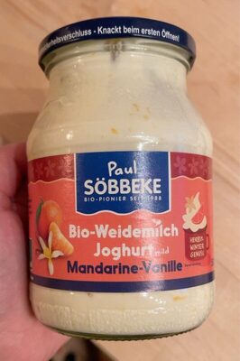 Bio Weidenmilch Joghurt Mandarine Vanille