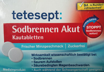 Sodbrennen Akut Kautabletten