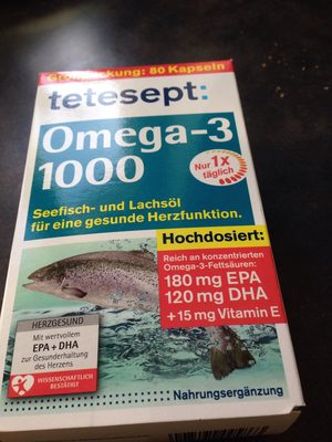 Omega 3 1000 front packaging