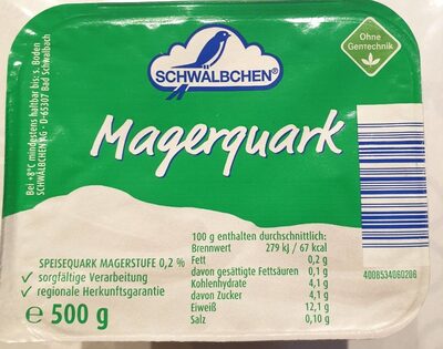 Schwälbchen Magerquark front packaging