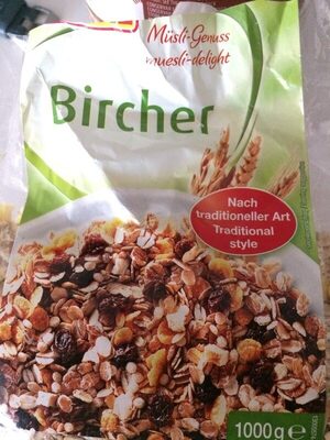 Bircher Muesli front packaging