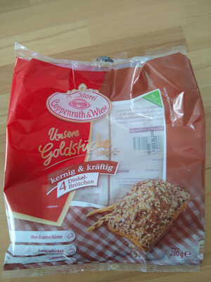 Dinkel Brötchen; Unsere Goldstücke kernig & kräftig