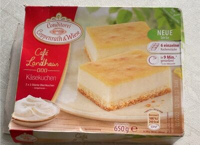 Café Landhaus Käsekuchen front packaging