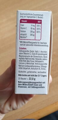 eisen ingredients label