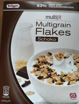 multifit Multigrain Flakes Schoko