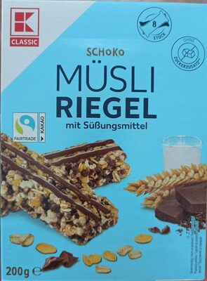 Schoko Müsli Riegel Mit Süßungsmitteln