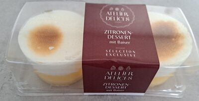 Zitronen-Dessert mit Baiser front packaging