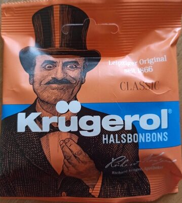 Krügerol Halsbonbons Classic front packaging