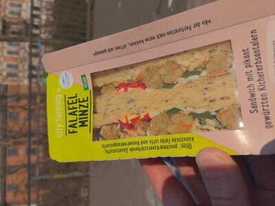 Falafel minze front packaging