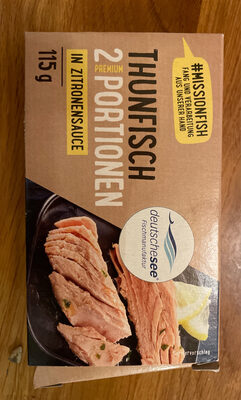 Thunfisch in Zitronensauce