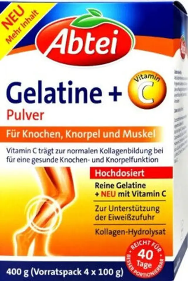 Gelantine front packaging