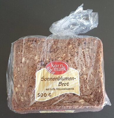 Sonnenblumen-Vollkornbrot mit 50% Vollkornanteil