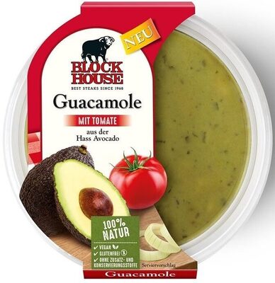 Guacamole mit Tomate front packaging