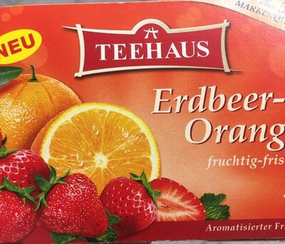 Tee Erdbeer Orange front packaging
