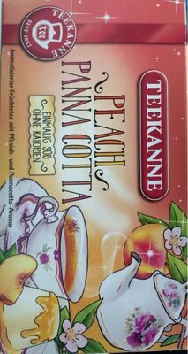 The peach panna cotta