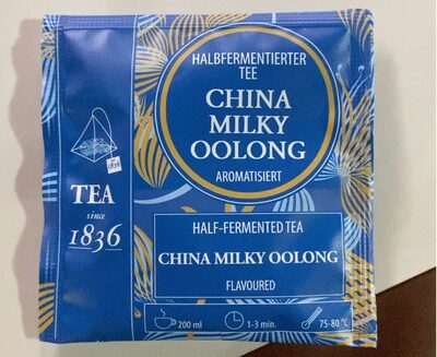 China milky oolong
