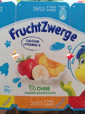 FruchtZwerge XXL Erdbeere / Aprikose / Banane