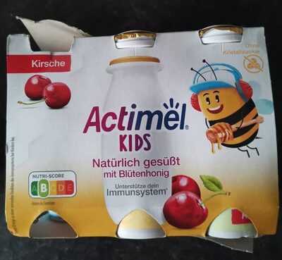 Danone Actimel® Kids Kirsche, Natürlich gesüßt mit Blütenhonig 6 x 100g = 600g