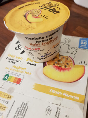 Danone Light & Free Joghurt Pfirsich-Maracuja 4 x 115g = 460g