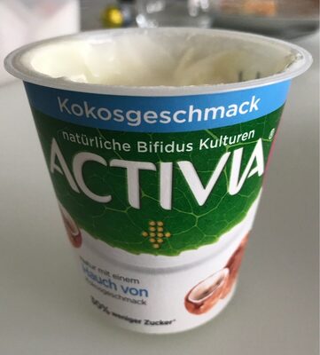 Danone ACTIVIA® Natur mit einem Hauch von Kokosgeschmack 150g
