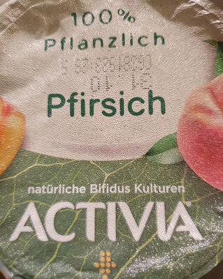 Danone ACTIVIA® 100% Pflanzlich Pfirsich 400g