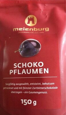Schokopflaumen front packaging