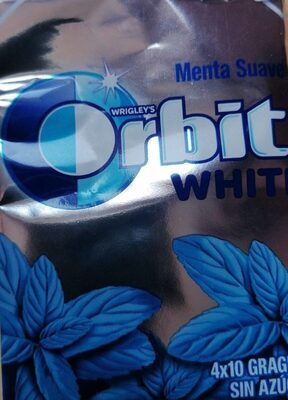 Orbit White menta suave front packaging