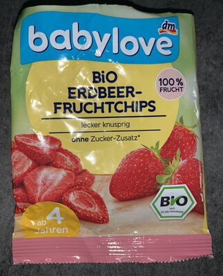 Bio erdbeer-fruchtchips