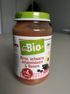 Birne, schwarze Johannisbeere & Banane front packaging