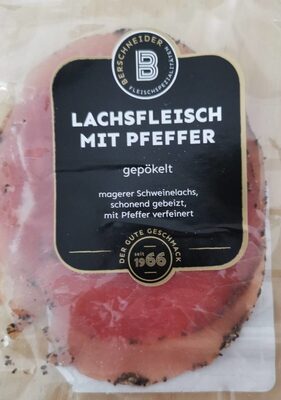 Lachsfleisch mit Pfeffer