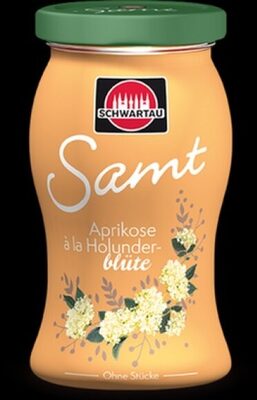 Samt Aprikose a la Holunderblüte