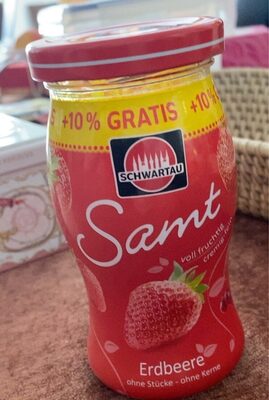 Samt Erdbeere +10% Gratis -> Marmelade
