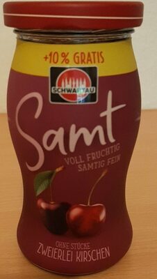 Samt Zweierlei Kirschen