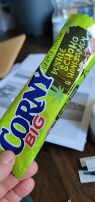 Corny BIG Limited Edition Dunkle Schoko & Hanfsamen front packaging