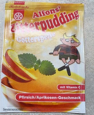 Alfon‘s Zitterpudding Göterspeise (Pfirsisch/Aprikosen-Geschmack)