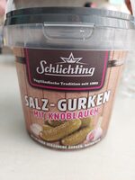 Salz-Gurken mit Knoblauch
