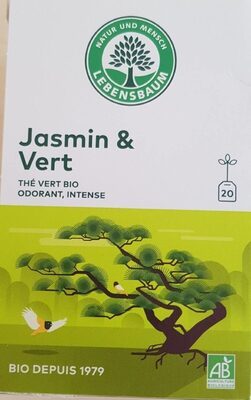 Thé vert bio odorant intense front packaging
