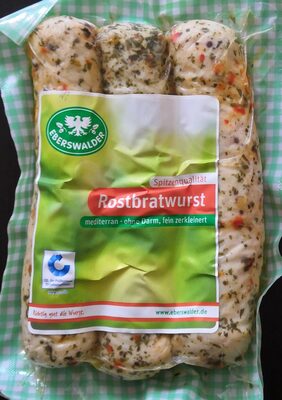 Rostbratwurst mediterran ohne Darm