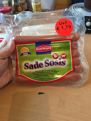 Sade sosis front packaging