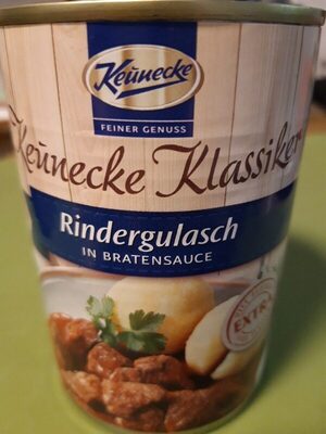 Rindergulasch in Bratensosse