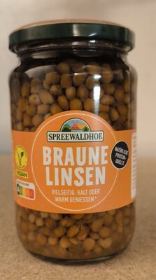 Braune Linsen