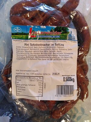 Mini Schinkenknacker im Saitling