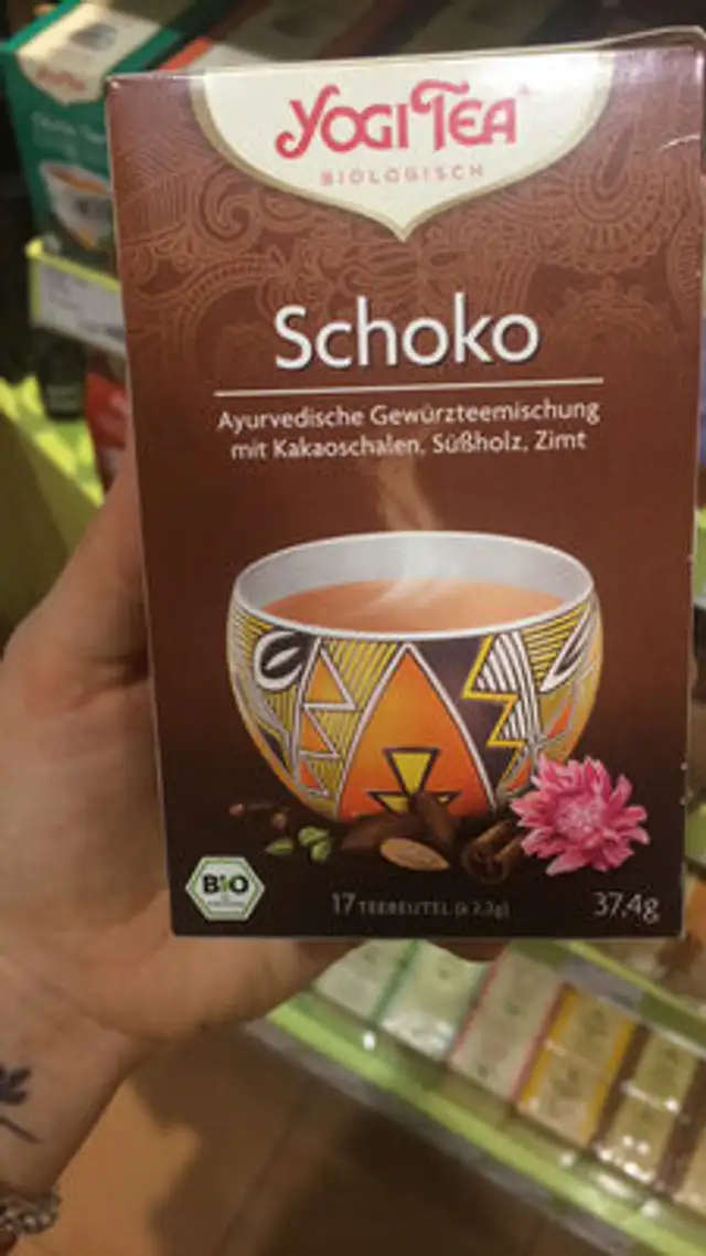 Yogi Tea Schoko, Aztec Spice front packaging