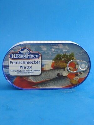 Heringsfilets Feinschmeckerplatte front packaging