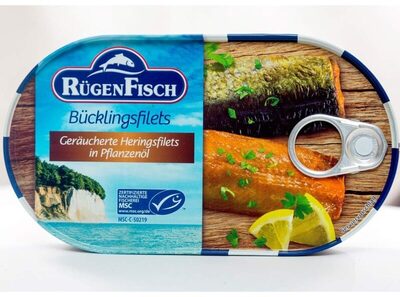 BÜCKLINGSFILETS, geräuchert in eigenem Saft