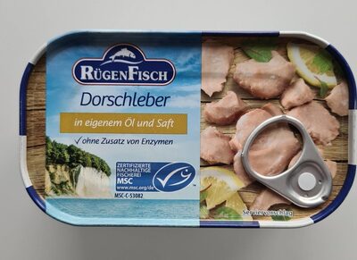 Dorschleber in eigenem Öl und Saft