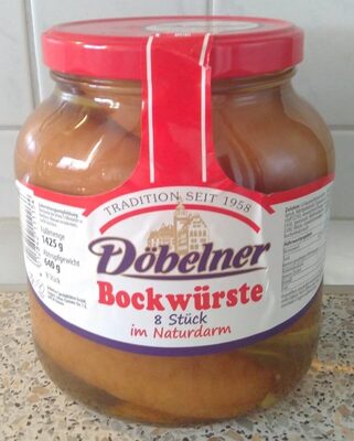 Bockwurst im Glas front packaging